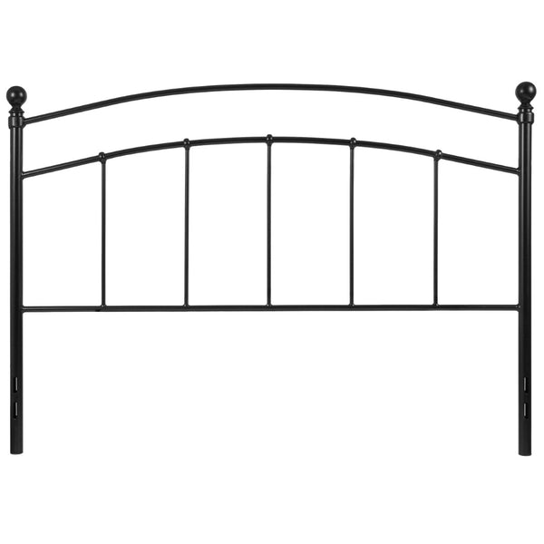English Elm Woodstock Decorative Metal Queen Size Headboard - Stylish Design for Modern Bedrooms and Comfort Black In Stock. Usually ships in 24 - 48 business hours HG-HB1706-Q-GG