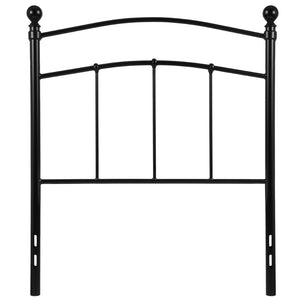 English Elm Woodstock Decorative Metal Queen Size Headboard - Stylish Design for Modern Bedrooms and Comfort Black In Stock. Usually ships in 24 - 48 business hours HG-HB1706-T-GG