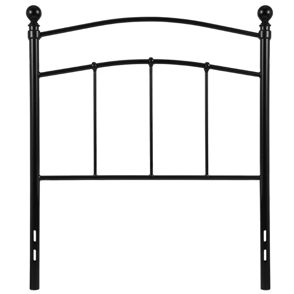 English Elm Woodstock Decorative Metal Queen Size Headboard - Stylish Design for Modern Bedrooms and Comfort Black In Stock. Usually ships in 24 - 48 business hours HG-HB1706-T-GG