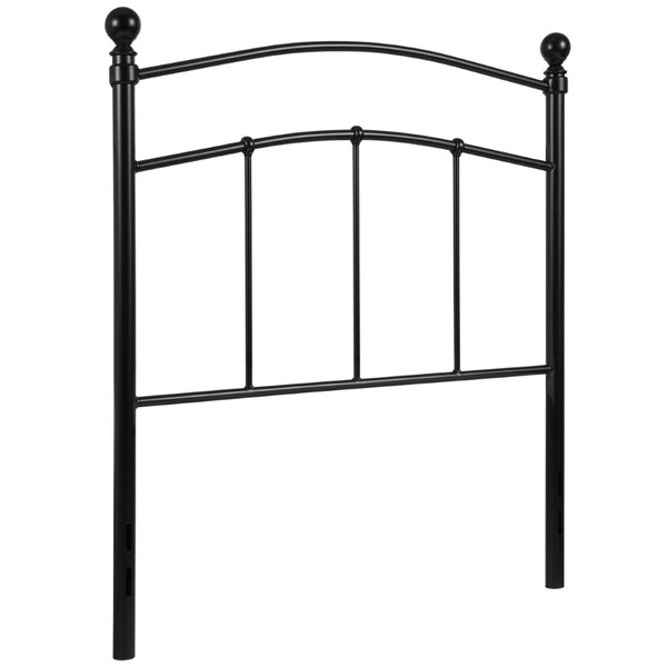 English Elm Woodstock Decorative Metal Queen Size Headboard - Stylish Design for Modern Bedrooms and Comfort Black In Stock. Usually ships in 24 - 48 business hours HG-HB1706-T-GG