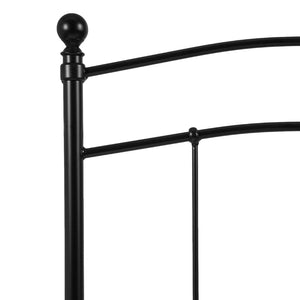 English Elm Woodstock Decorative Metal Queen Size Headboard - Stylish Design for Modern Bedrooms and Comfort Black In Stock. Usually ships in 24 - 48 business hours HG-HB1706-T-GG