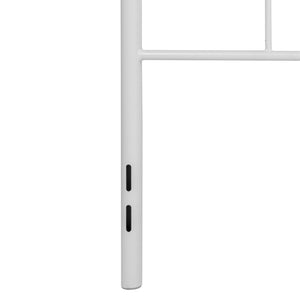 English Elm Woodstock Decorative Metal Queen Size Headboard - Stylish Design for Modern Bedrooms and Comfort White HG-HB1706-WH-Q-GG