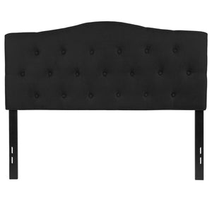 English Elm Cambridge Tufted Upholstered Full Size Headboard for Stylish Bedroom Makeover & Comfortable Living Black In Stock. Usually ships in 24 - 48 business hours HG-HB1708-F-BK-GG