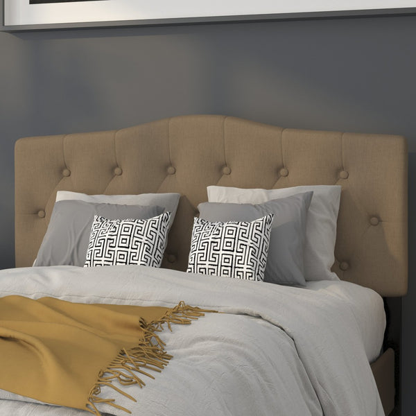 English Elm Cambridge Tufted Upholstered Full Size Headboard for Stylish Bedroom Makeover & Comfortable Living Dark Brown In Stock. Usually ships in 24 - 48 business hours HG-HB1708-F-DBR-GG