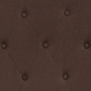 English Elm Cambridge Tufted Upholstered Full Size Headboard for Stylish Bedroom Makeover & Comfortable Living Dark Brown In Stock. Usually ships in 24 - 48 business hours HG-HB1708-F-DBR-GG