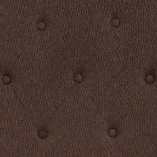 English Elm Cambridge Tufted Upholstered Full Size Headboard for Stylish Bedroom Makeover & Comfortable Living Dark Brown In Stock. Usually ships in 24 - 48 business hours HG-HB1708-F-DBR-GG