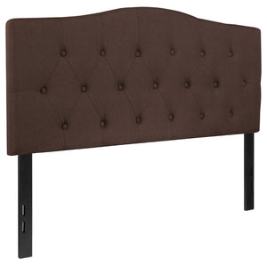 English Elm Cambridge Tufted Upholstered Full Size Headboard for Stylish Bedroom Makeover & Comfortable Living Dark Brown In Stock. Usually ships in 24 - 48 business hours HG-HB1708-F-DBR-GG