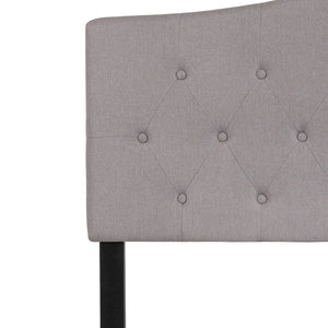English Elm Cambridge Tufted Upholstered Full Size Headboard for Stylish Bedroom Makeover & Comfortable Living Light Gray In Stock. Usually ships in 24 - 48 business hours HG-HB1708-F-LG-GG