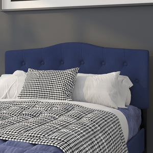 English Elm Cambridge Tufted Upholstered Full Size Headboard for Stylish Bedroom Makeover & Comfortable Living Navy In Stock. Usually ships in 24 - 48 business hours HG-HB1708-F-N-GG
