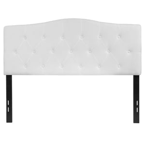 English Elm Cambridge Tufted Upholstered Full Size Headboard for Stylish Bedroom Makeover & Comfortable Living White In Stock. Usually ships in 24 - 48 business hours HG-HB1708-F-W-GG