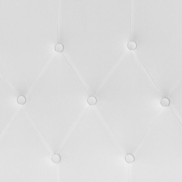 English Elm Cambridge Tufted Upholstered Full Size Headboard for Stylish Bedroom Makeover & Comfortable Living White In Stock. Usually ships in 24 - 48 business hours HG-HB1708-F-W-GG