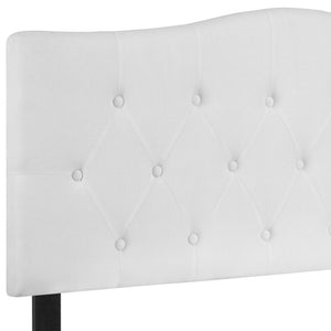 English Elm Cambridge Tufted Upholstered Full Size Headboard for Stylish Bedroom Makeover & Comfortable Living White In Stock. Usually ships in 24 - 48 business hours HG-HB1708-F-W-GG