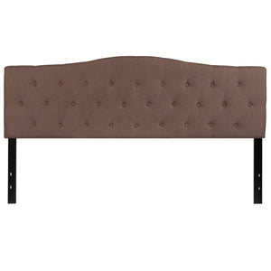 English Elm Cambridge Tufted Upholstered Full Size Headboard for Stylish Bedroom Makeover & Comfortable Living Camel In Stock. Usually ships in 24 - 48 business hours HG-HB1708-K-C-GG