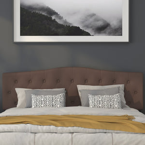 English Elm Cambridge Tufted Upholstered Full Size Headboard for Stylish Bedroom Makeover & Comfortable Living Camel In Stock. Usually ships in 24 - 48 business hours HG-HB1708-K-C-GG