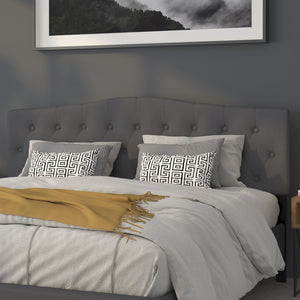 English Elm Cambridge Tufted Upholstered Full Size Headboard for Stylish Bedroom Makeover & Comfortable Living Dark Gray In Stock. Usually ships in 24 - 48 business hours HG-HB1708-K-DG-GG