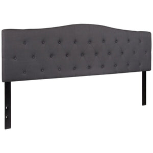 English Elm Cambridge Tufted Upholstered Full Size Headboard for Stylish Bedroom Makeover & Comfortable Living Dark Gray In Stock. Usually ships in 24 - 48 business hours HG-HB1708-K-DG-GG