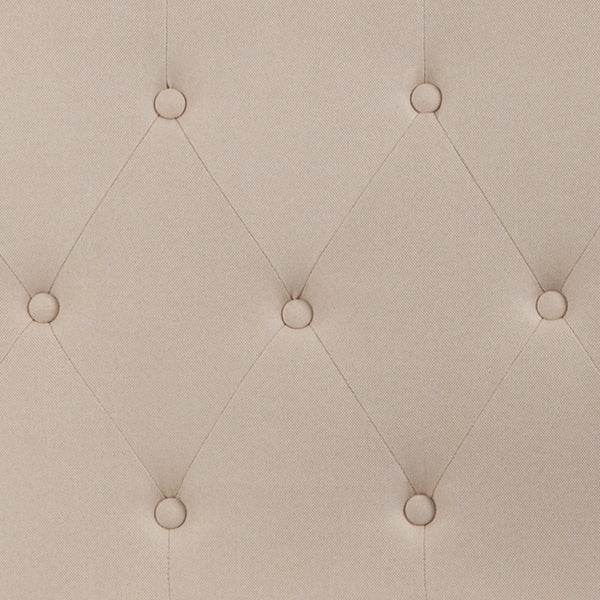 English Elm Cambridge Tufted Upholstered Full Size Headboard for Stylish Bedroom Makeover & Comfortable Living Beige In Stock. Usually ships in 24 - 48 business hours HG-HB1708-Q-B-GG