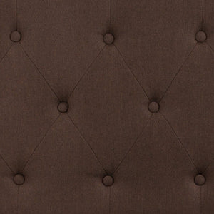 English Elm Cambridge Tufted Upholstered Full Size Headboard for Stylish Bedroom Makeover & Comfortable Living Dark Brown In Stock. Usually ships in 24 - 48 business hours HG-HB1708-Q-DBR-GG