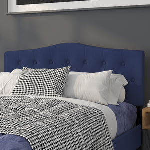 English Elm Cambridge Tufted Upholstered Full Size Headboard for Stylish Bedroom Makeover & Comfortable Living Navy In Stock. Usually ships in 24 - 48 business hours HG-HB1708-Q-N-GG