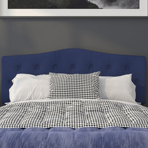 English Elm Cambridge Tufted Upholstered Full Size Headboard for Stylish Bedroom Makeover & Comfortable Living Navy In Stock. Usually ships in 24 - 48 business hours HG-HB1708-Q-N-GG