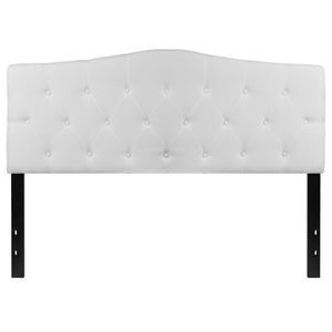 English Elm Cambridge Tufted Upholstered Full Size Headboard for Stylish Bedroom Makeover & Comfortable Living White In Stock. Usually ships in 24 - 48 business hours HG-HB1708-Q-W-GG