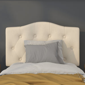 English Elm Cambridge Tufted Upholstered Full Size Headboard for Stylish Bedroom Makeover & Comfortable Living Beige In Stock. Usually ships in 24 - 48 business hours HG-HB1708-T-B-GG