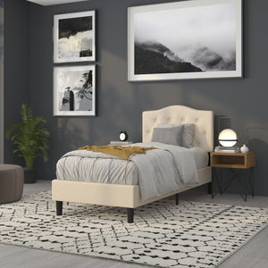 English Elm Cambridge Tufted Upholstered Full Size Headboard for Stylish Bedroom Makeover & Comfortable Living Beige In Stock. Usually ships in 24 - 48 business hours HG-HB1708-T-B-GG