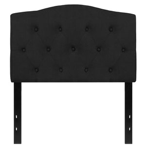 English Elm Cambridge Tufted Upholstered Full Size Headboard for Stylish Bedroom Makeover & Comfortable Living Black In Stock. Usually ships in 24 - 48 business hours HG-HB1708-T-BK-GG