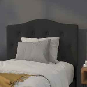 English Elm Cambridge Tufted Upholstered Full Size Headboard for Stylish Bedroom Makeover & Comfortable Living Black In Stock. Usually ships in 24 - 48 business hours HG-HB1708-T-BK-GG