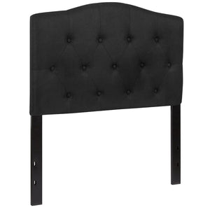English Elm Cambridge Tufted Upholstered Full Size Headboard for Stylish Bedroom Makeover & Comfortable Living Black In Stock. Usually ships in 24 - 48 business hours HG-HB1708-T-BK-GG