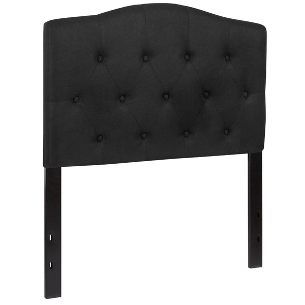 English Elm Cambridge Tufted Upholstered Full Size Headboard for Stylish Bedroom Makeover & Comfortable Living Black In Stock. Usually ships in 24 - 48 business hours HG-HB1708-T-BK-GG