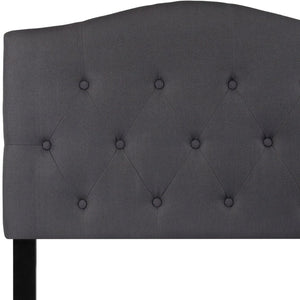 English Elm Cambridge Tufted Upholstered Full Size Headboard for Stylish Bedroom Makeover & Comfortable Living Dark Gray In Stock. Usually ships in 24 - 48 business hours HG-HB1708-T-DG-GG