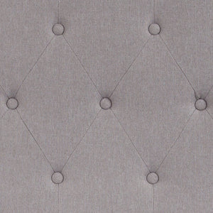 English Elm Cambridge Tufted Upholstered Full Size Headboard for Stylish Bedroom Makeover & Comfortable Living Light Gray In Stock. Usually ships in 24 - 48 business hours HG-HB1708-T-LG-GG