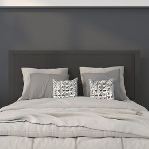 English Elm Melbourne Upholstered Full Size Headboard with Sleek Metal Frame and Contemporary Design Features Black In Stock. Usually ships in 24 - 48 business hours HG-HB1717-F-BK-GG