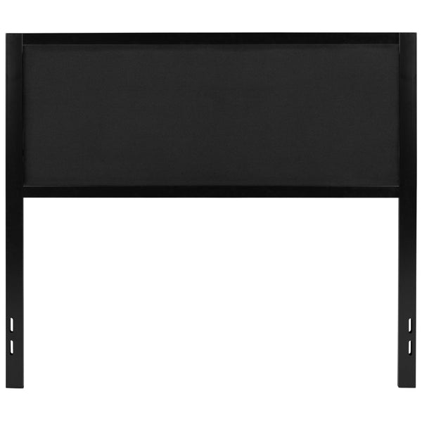 English Elm Melbourne Upholstered Full Size Headboard with Sleek Metal Frame and Contemporary Design Features Black In Stock. Usually ships in 24 - 48 business hours HG-HB1717-F-BK-GG