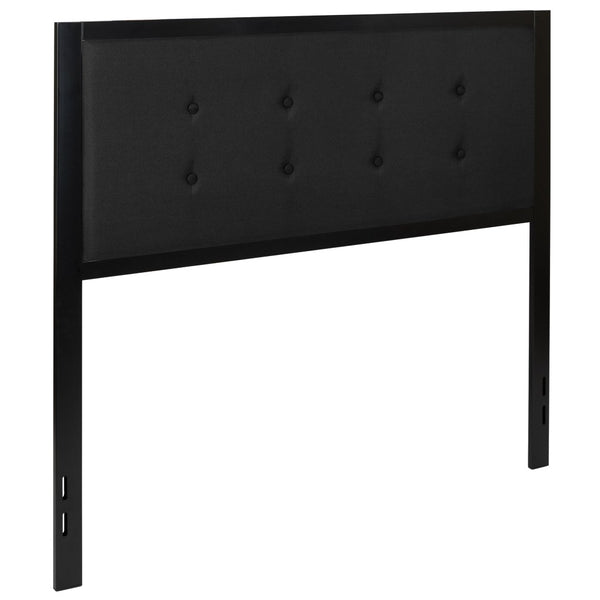 English Elm Bristol Metal Tufted Upholstered Full-Size Headboard - Elegant Design for Timeless Bedroom Style Black In Stock. Usually ships in 24 - 48 business hours HG-HB1725-F-BK-GG