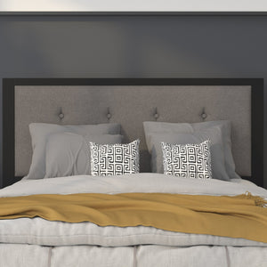 English Elm Bristol Metal Tufted Upholstered Full-Size Headboard - Elegant Design for Timeless Bedroom Style Dark Gray In Stock. Usually ships in 24 - 48 business hours HG-HB1725-F-DG-GG