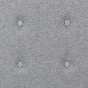 English Elm Bristol Metal Tufted Upholstered Full-Size Headboard - Elegant Design for Timeless Bedroom Style Light Gray HG-HB1725-F-LG-GG