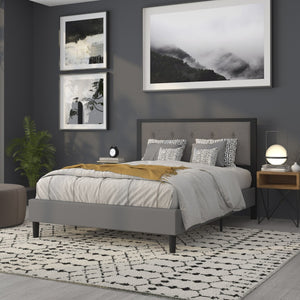 English Elm Bristol Metal Tufted Upholstered Full-Size Headboard - Elegant Design for Timeless Bedroom Style Dark Gray In Stock. Usually ships in 24 - 48 business hours HG-HB1725-Q-DG-GG