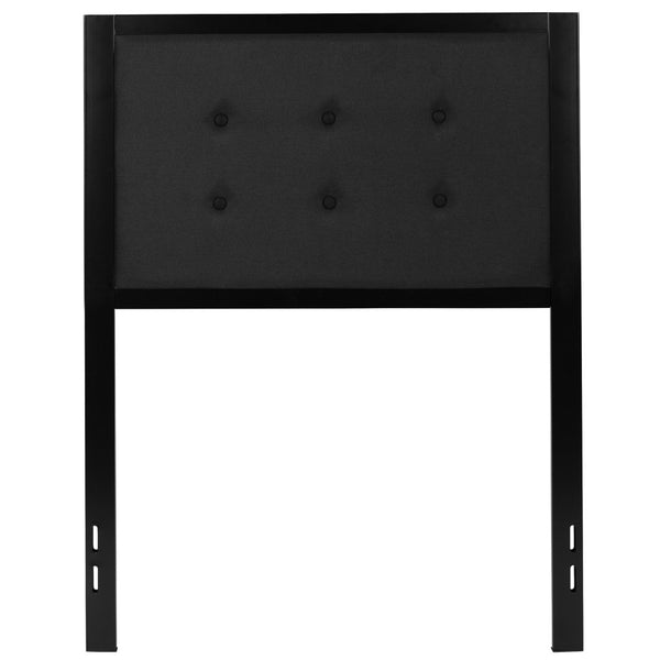 English Elm Bristol Metal Tufted Upholstered Full-Size Headboard - Elegant Design for Timeless Bedroom Style Black In Stock. Usually ships in 24 - 48 business hours HG-HB1725-T-BK-GG