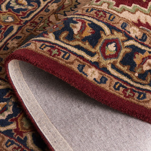 Safavieh Heritage 225 Hand Tufted  Rug Red / Ivory 5' x 8'