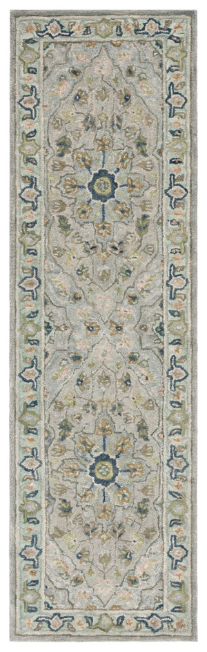Safavieh Heritage 228 Hand Tufted  Rug Ivory / Blue 4' x 6'