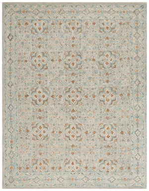Safavieh Heritage 228 Hand Tufted  Rug Ivory / Blue 8' x 10'