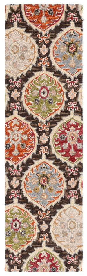 Safavieh Heritage 230 Hand Tufted  Rug Red / Green 4' x 6'