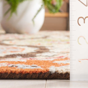 Safavieh Heritage 230 Hand Tufted  Rug Red / Green 5' x 8'