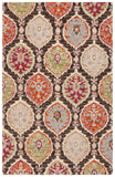 Safavieh Heritage 230 Hand Tufted  Rug Red / Green 5' x 8'