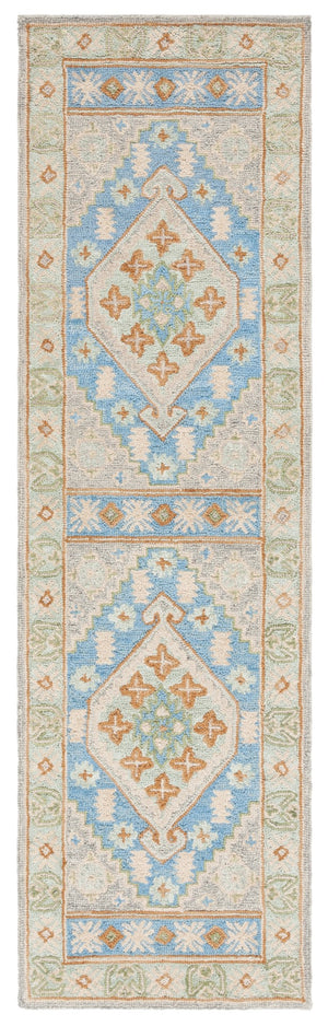 Safavieh Heritage 231 Hand Tufted  Rug Green / Ivory 4' x 6'