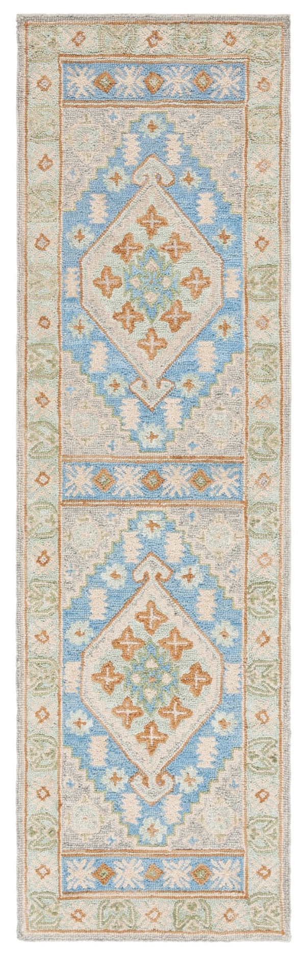 Safavieh Heritage 231 Hand Tufted  Rug Green / Ivory 4' x 6'