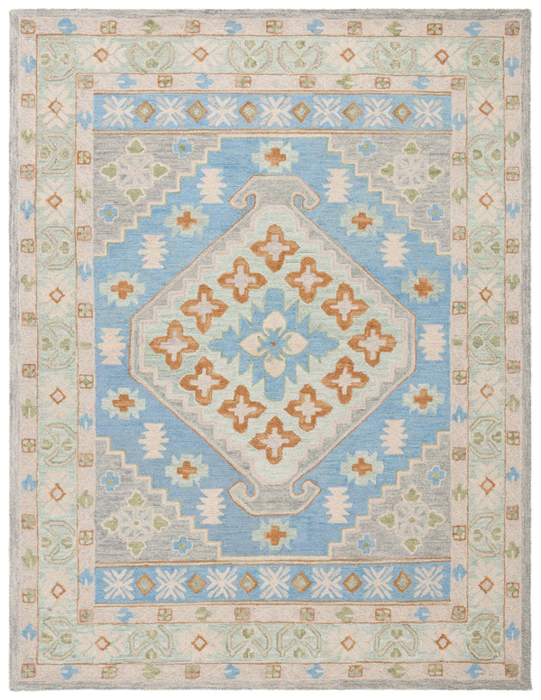 Safavieh Heritage 231 Hand Tufted  Rug Green / Ivory 8' x 10'