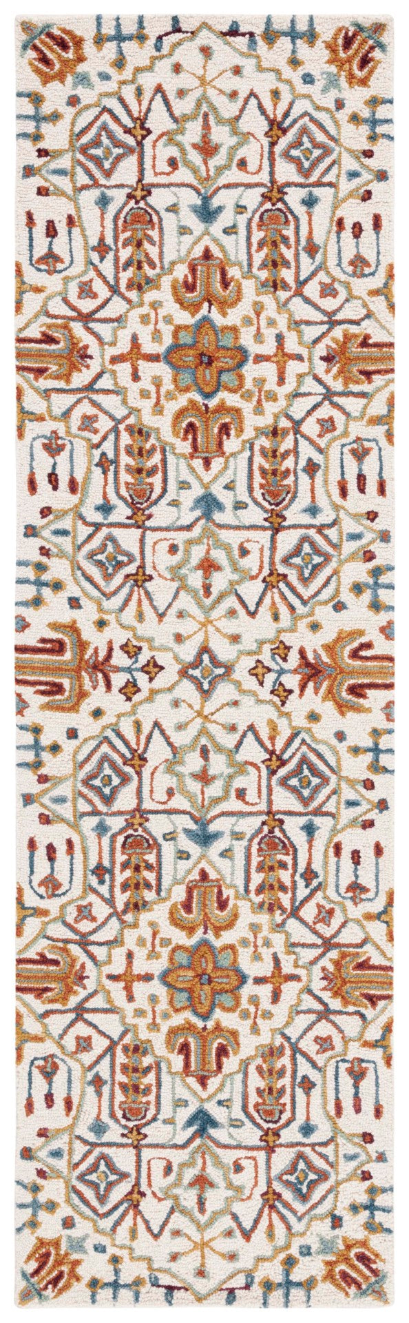Safavieh Heritage 278 Hand Tufted Traditional Rug Ivory / Grey 9' x 12'